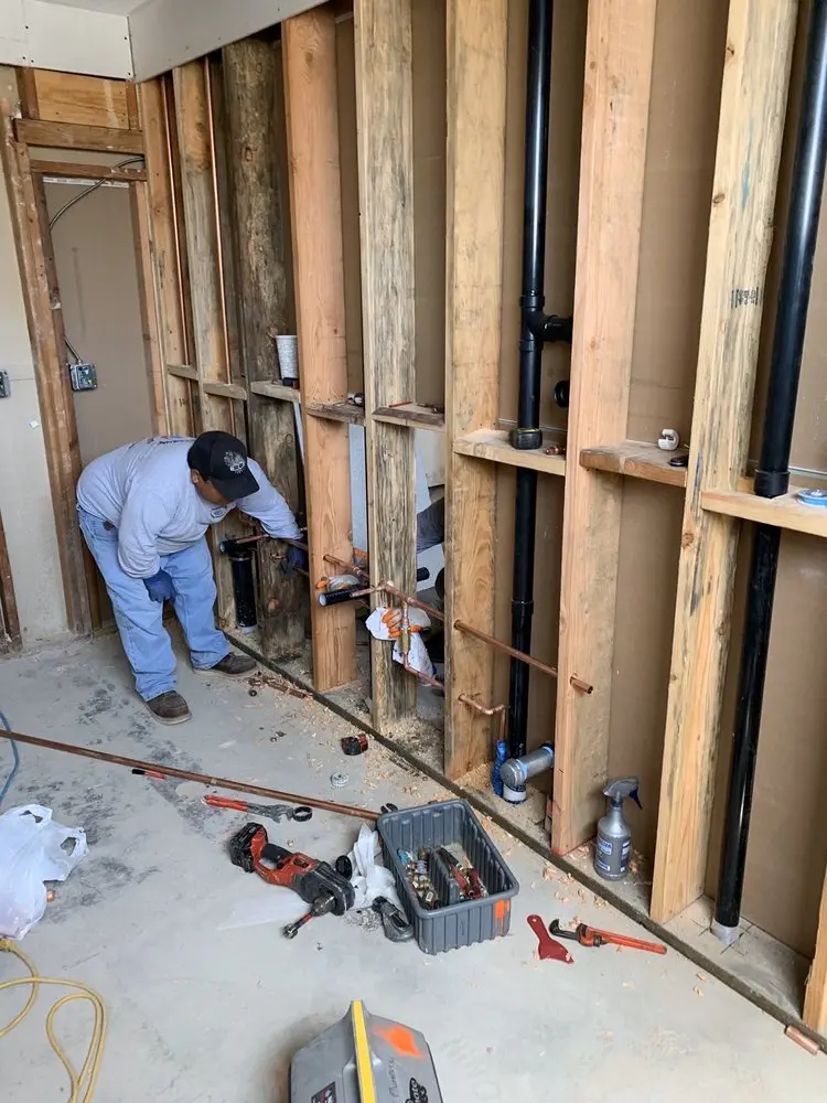 Commercial rough-in plumbing for Trenchless Sewer Repair in Fayetteville